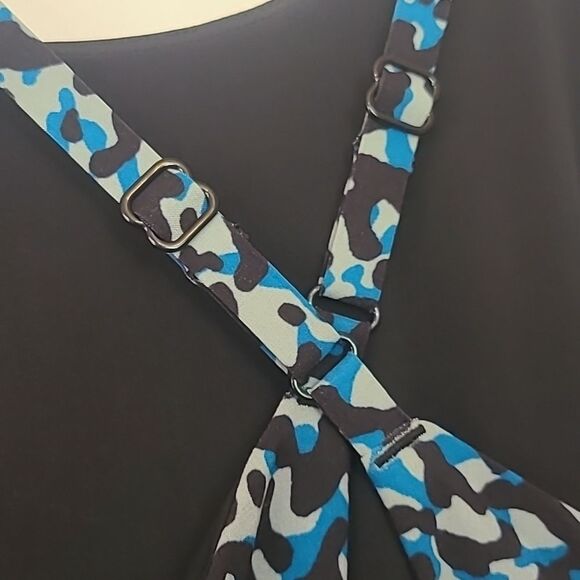 ATHLETA Infinity Patterned Dress Leopard Blue Size SP - Picture 8 of 11